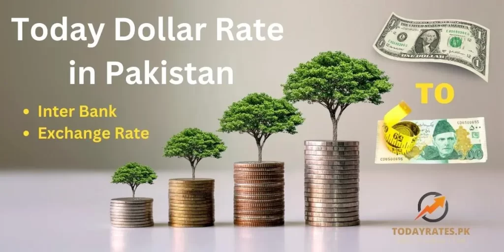 Today Inter Bank and Exchange Dollar Rate in Pakistan