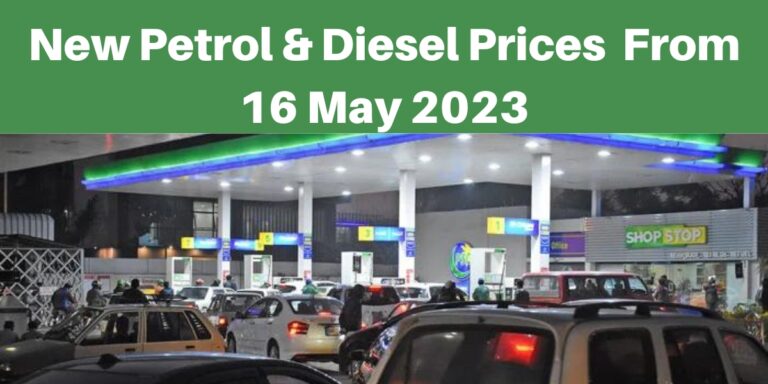 New Petrol and Diesel Price in Pakistan from 16 May 2023